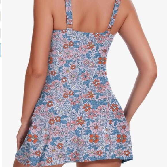 NWT Berlin women's Swim dress one piece swimsuit XL - Picture 2 of 10